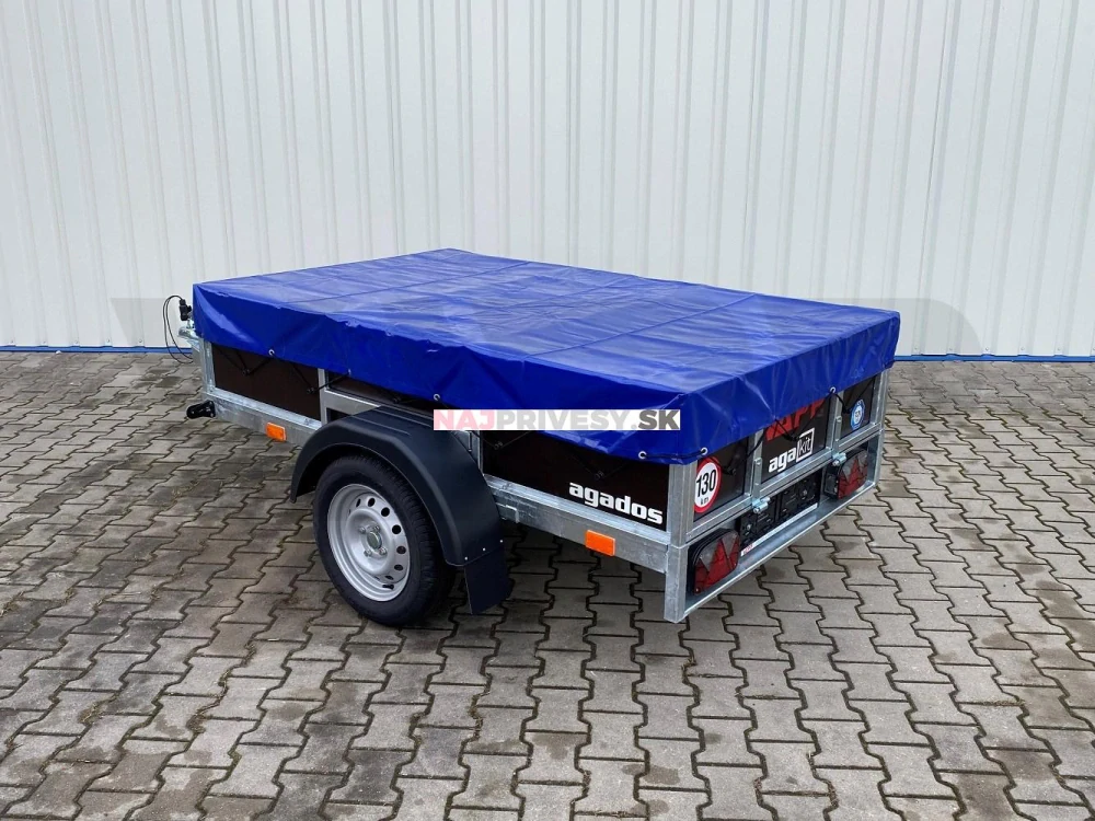 Plachta cez bočnice AGA KIT EP3 + 3x priečka 137,5 cm