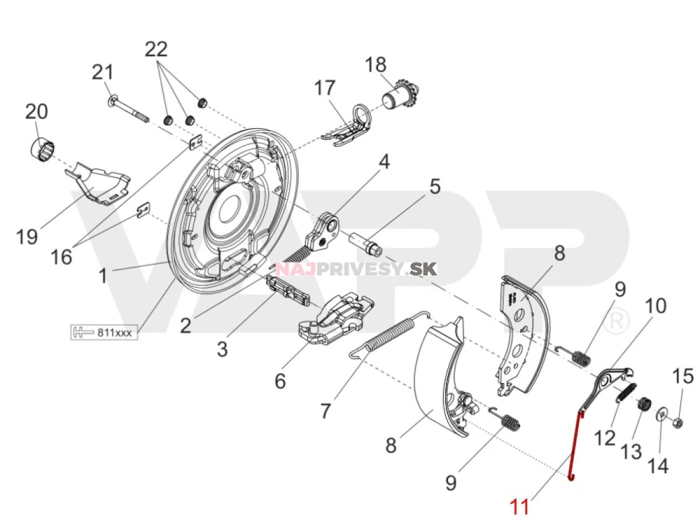 Tiahlo spojovacie 2361 AAA AL-KO