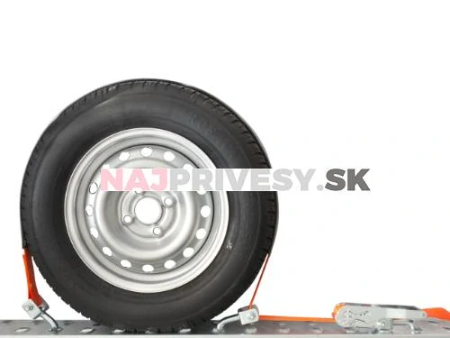 Upínacia súprava pre prevoz vozidiel "cez koleso" 35mm, 2,8 m, 3t, 2x ot.hák, ochrana, VDI 2700