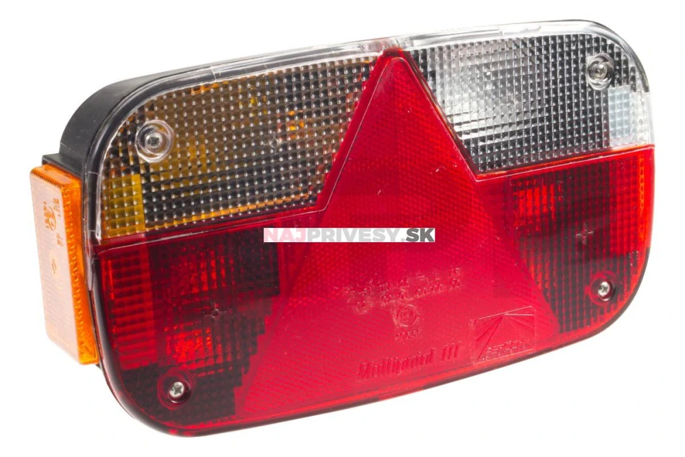 Svietidlo Aspöck Multipoint III združené, L-BL/BR/KO/CO/ML/RZ, baj8, s bočnou obrysovou sv.