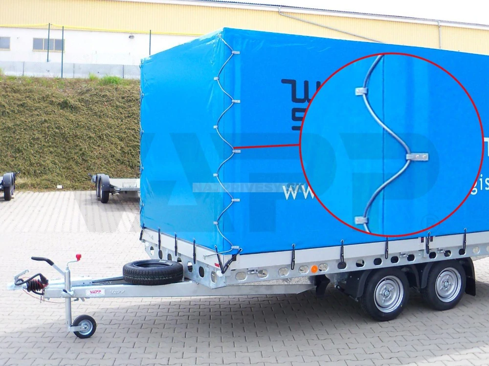 Lanko silónové pr. 8 mm na šnurovanie plachty šedej