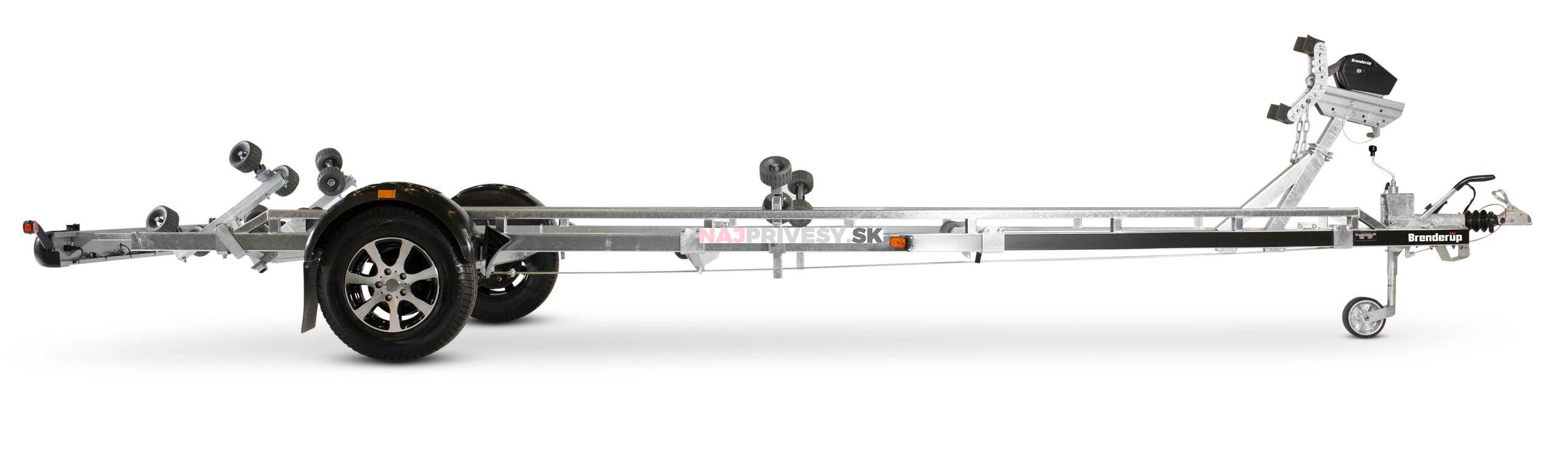 Lodný príves Brenderup 201500B SRX 1500KG - výsuvný panel