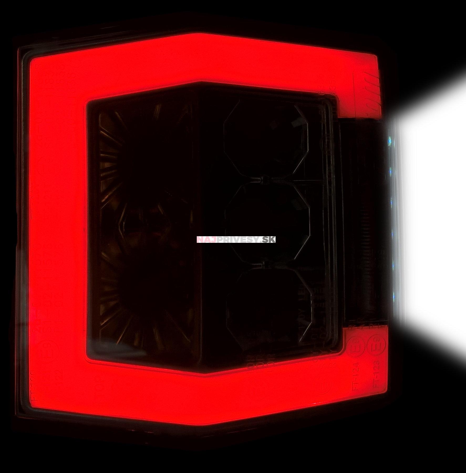 Svietidlo Fristom FT-121 T združené LED 12-36V, L / P-BL / BR / KO / RZ, baj5