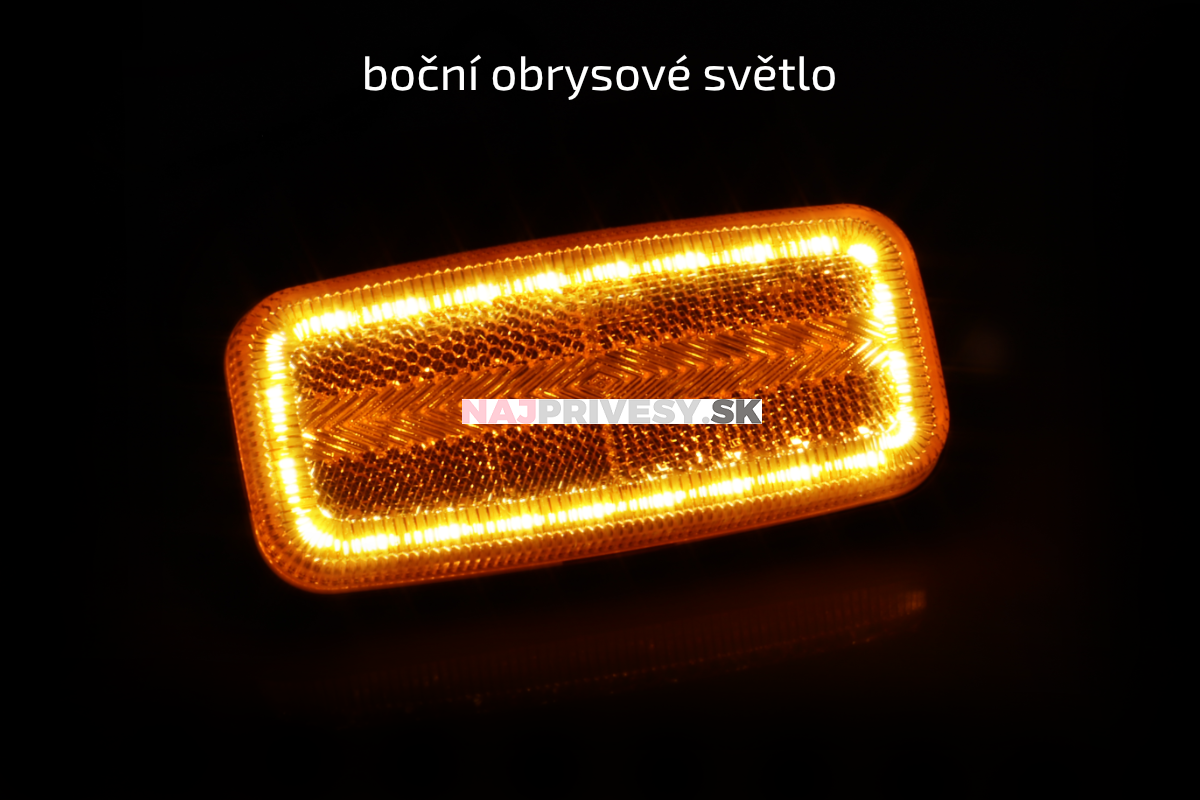 Svietidlo združené bočné Fristom FT-080 LED L / P-BL / OB na držiaku