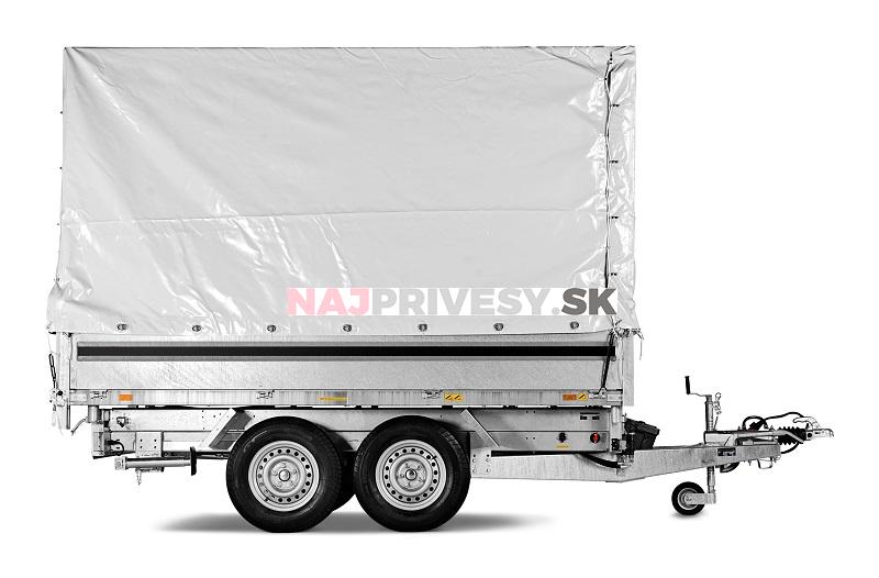 Plachta s konštrukciou Brenderup sivá 309x169x150cm typ 4310