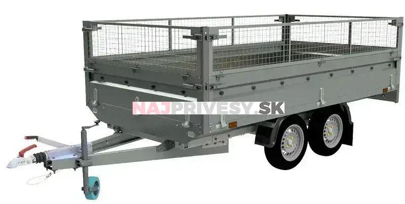 NEPTUN Nordica - 2000 kg, 320x168x40 cm kola pod ložnou plochou