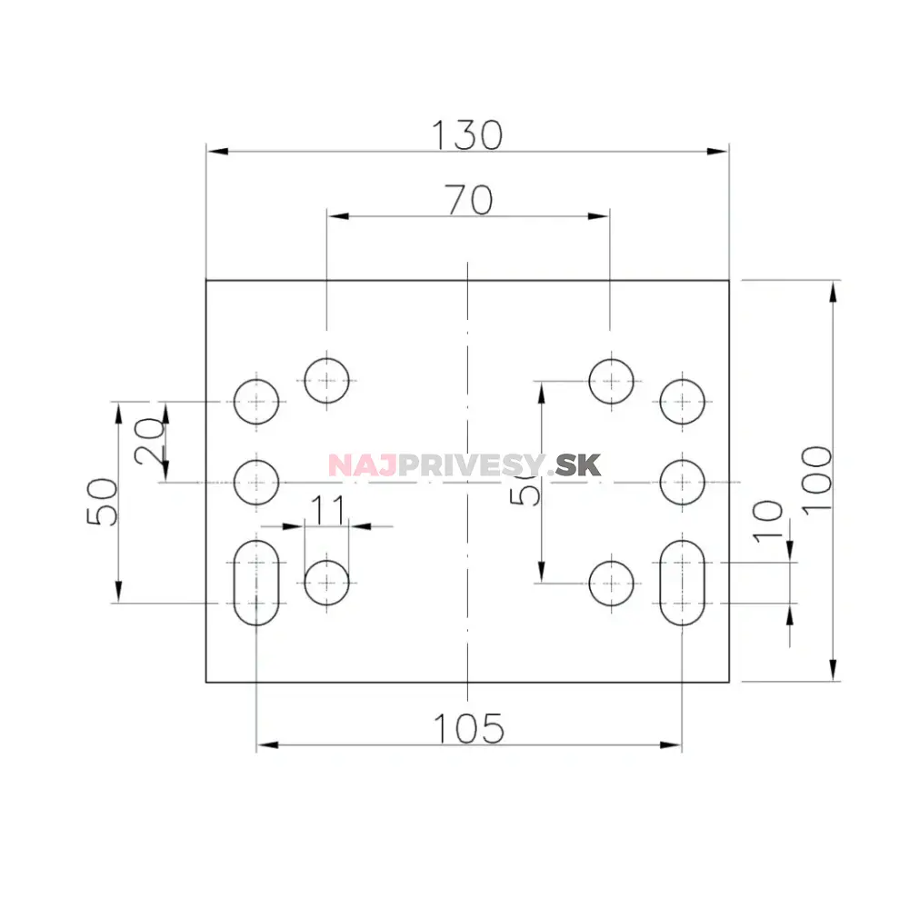 Oporné koliesko automat. VK 60-BLH-255 SB 400 kg