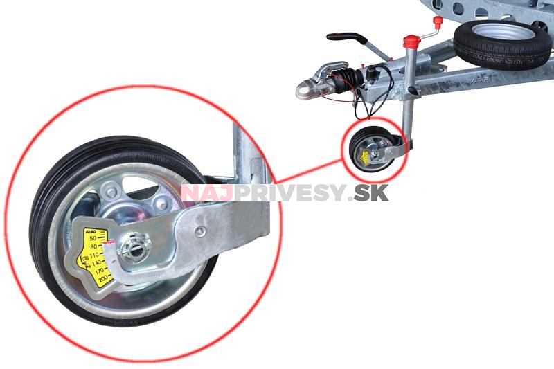 Koliesko oporné AL-KO Premium 230x80 300/180 kg s ukazovateľom zaťaženia