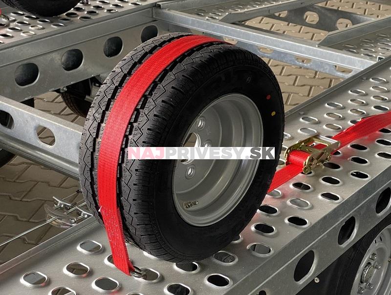 Upínacia súprava cez koleso 50 mm/2,8 m/5 t, voľný hák, bez ochrany