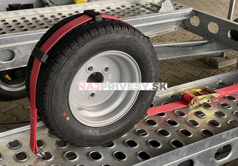 Upínacia súprava 50mm, 5t/3m, dvojité háky + 3x protiskluzový segment