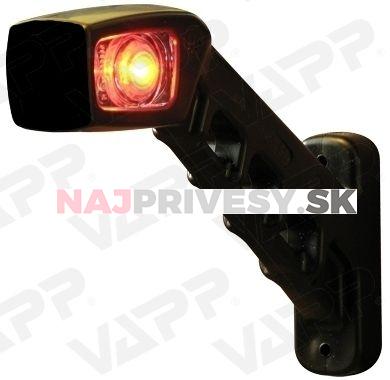 Svietidlo doplnkové obrysové LED WAS 239L, 12-24V, ľavé, 187 mm