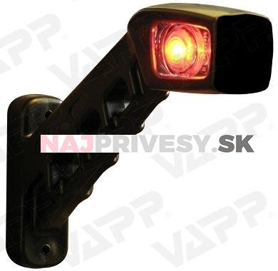 Svietidlo doplnkové obrysové LED WAS 239P, 12-24V, pravé, 187 mm