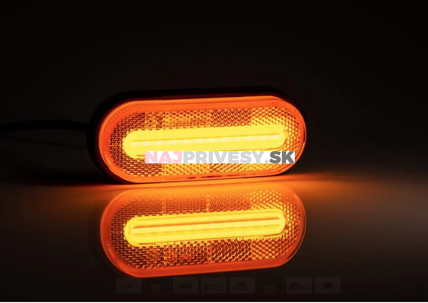 Svietidlo bočné obrysové LED Fristom FT-070, 12-36V, QS150