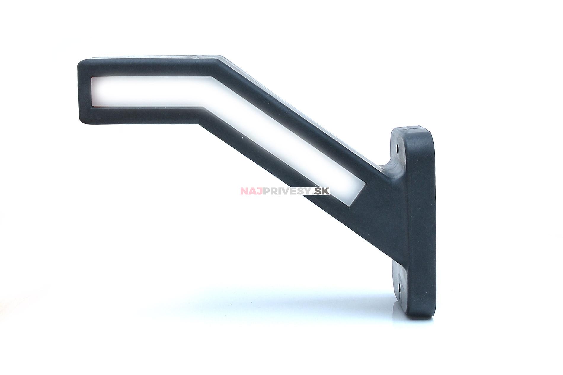 Svetlo doplnkové obrysové LED WAS W168.1, 12-24V, pravé, neón ef., dynamický blinkr