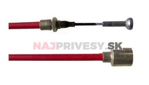 Lanovod brzdový AL-KO Profi Long life 1200/1415 mm rýchlomont. (so šošovkou)