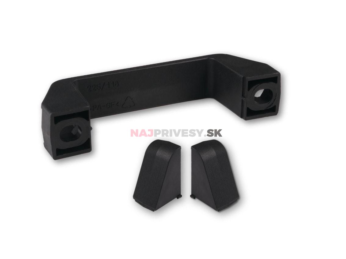 Madlo plastové 137 mm čierne