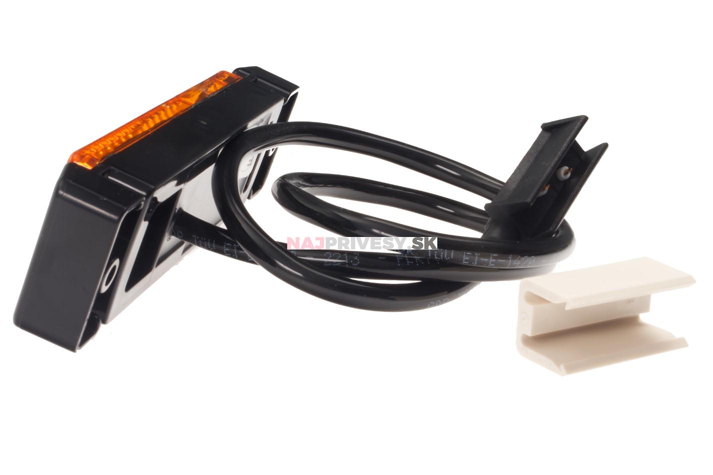 Svietidlo bočné obrysové LED WAS 220Jw45, 12-24V, s odrazkou, QS150