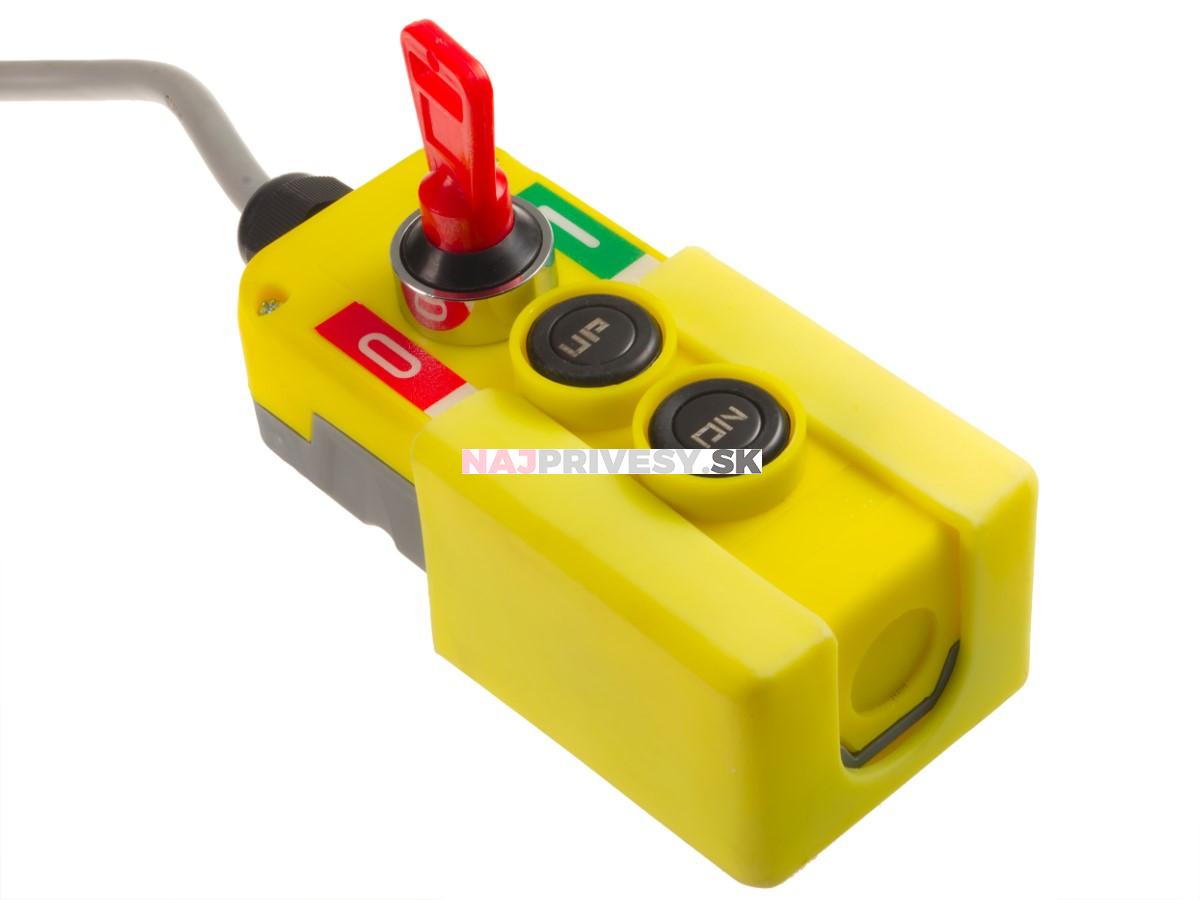 Ovládanie hydrauliky Binotto s káblom 4m, zástrčka 7 pólov