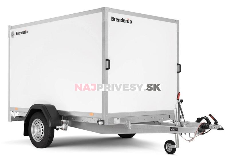 Skriňový príves Brenderup CD260WBR 1300 kg, 260x155x150 cm RAMPA