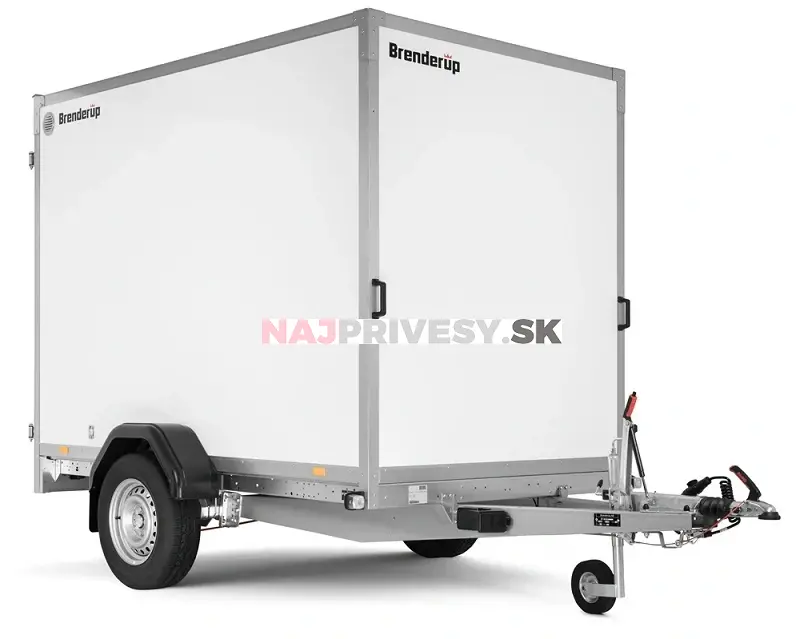 Skriňový príves Brenderup CD260WBD 1300 kg, 260x155x185 cm  DVERE