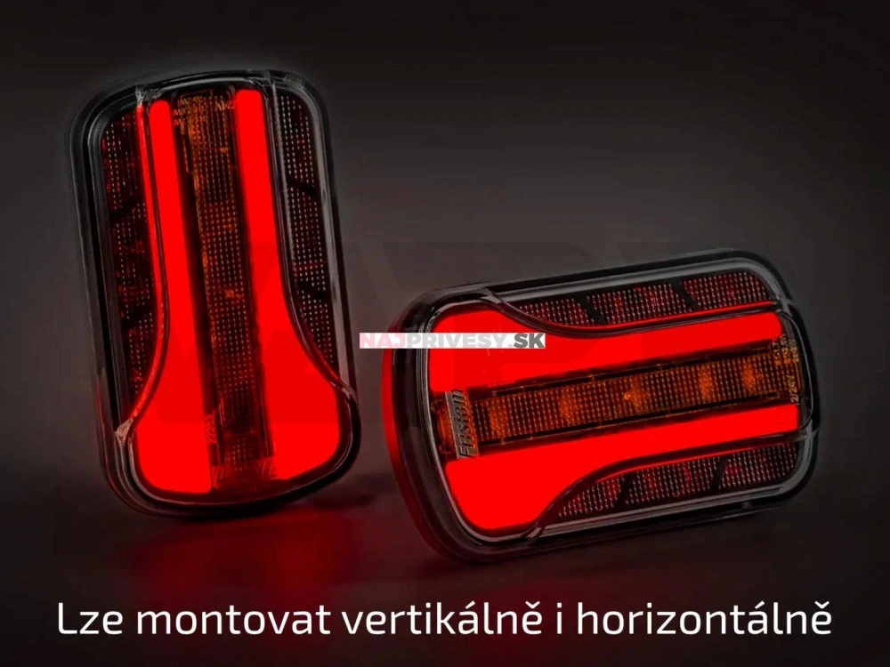 Svietidlo Fristom FT-350 združené LED 12-36V, L/P-BL/BR/KO