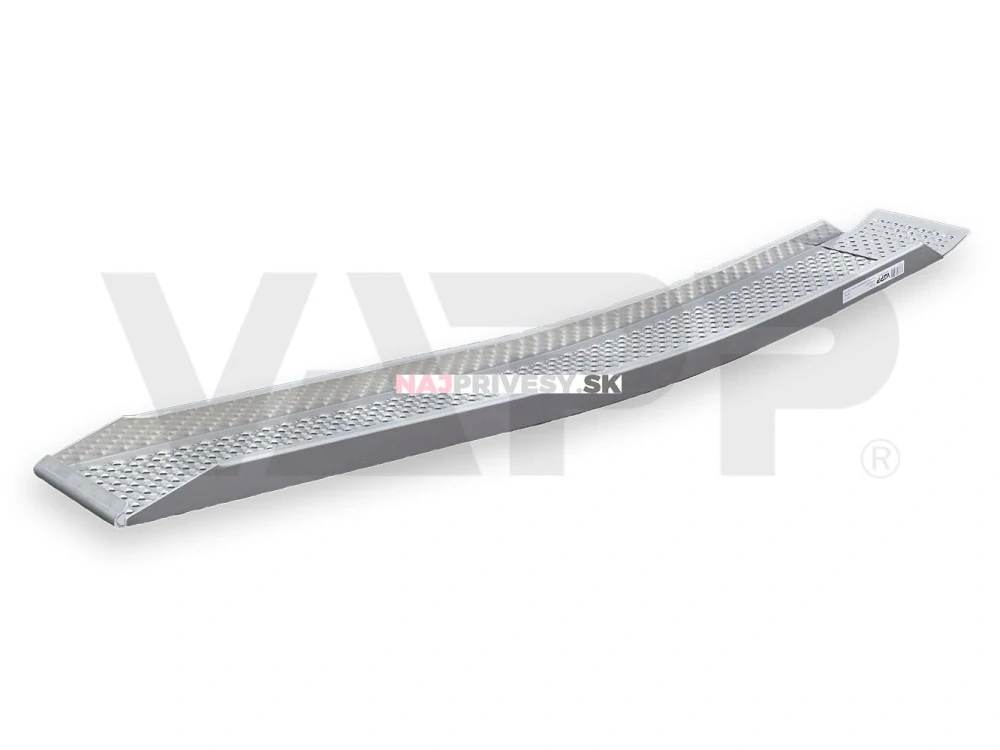 Nájazd hliníkový VAPP rad NHP prehnutý