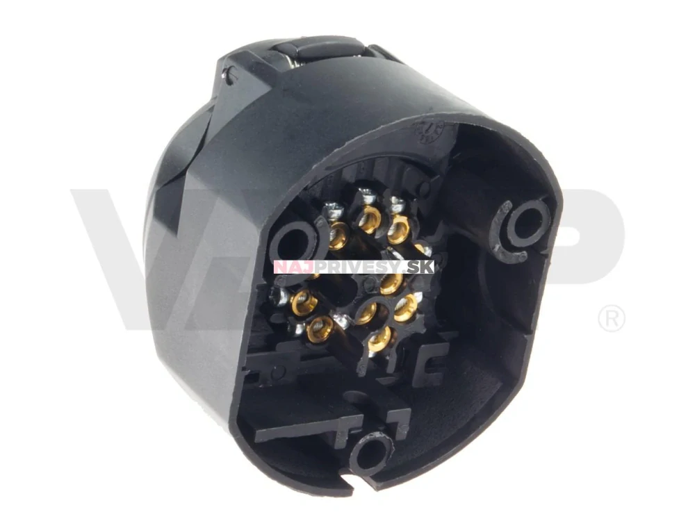 Zásuvka 13 pólov 12 V plastová, VAPP