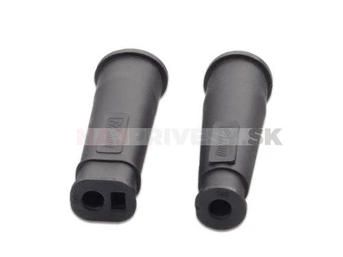 Zástrčka - bajonet Fristom IP67 5-pólový žltý, 1 alebo 2 vývody