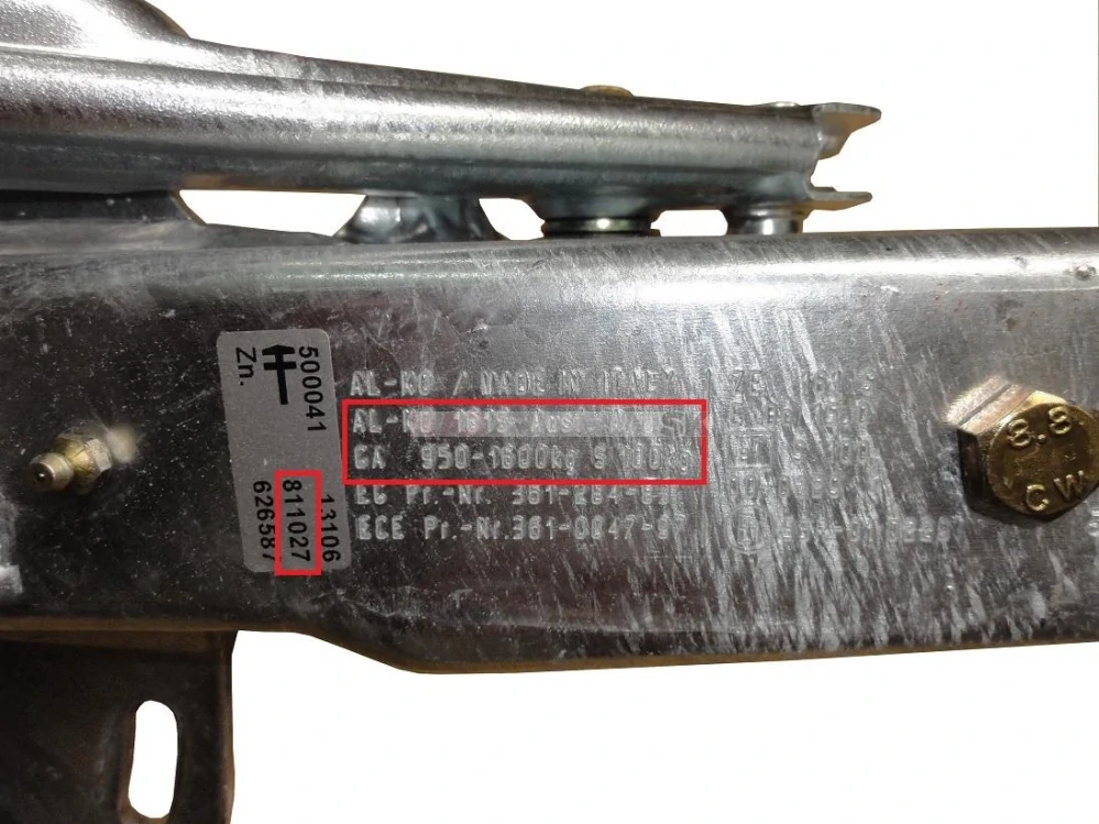 Nájazdová brzda AL-KO 161s HM (horná montáž)