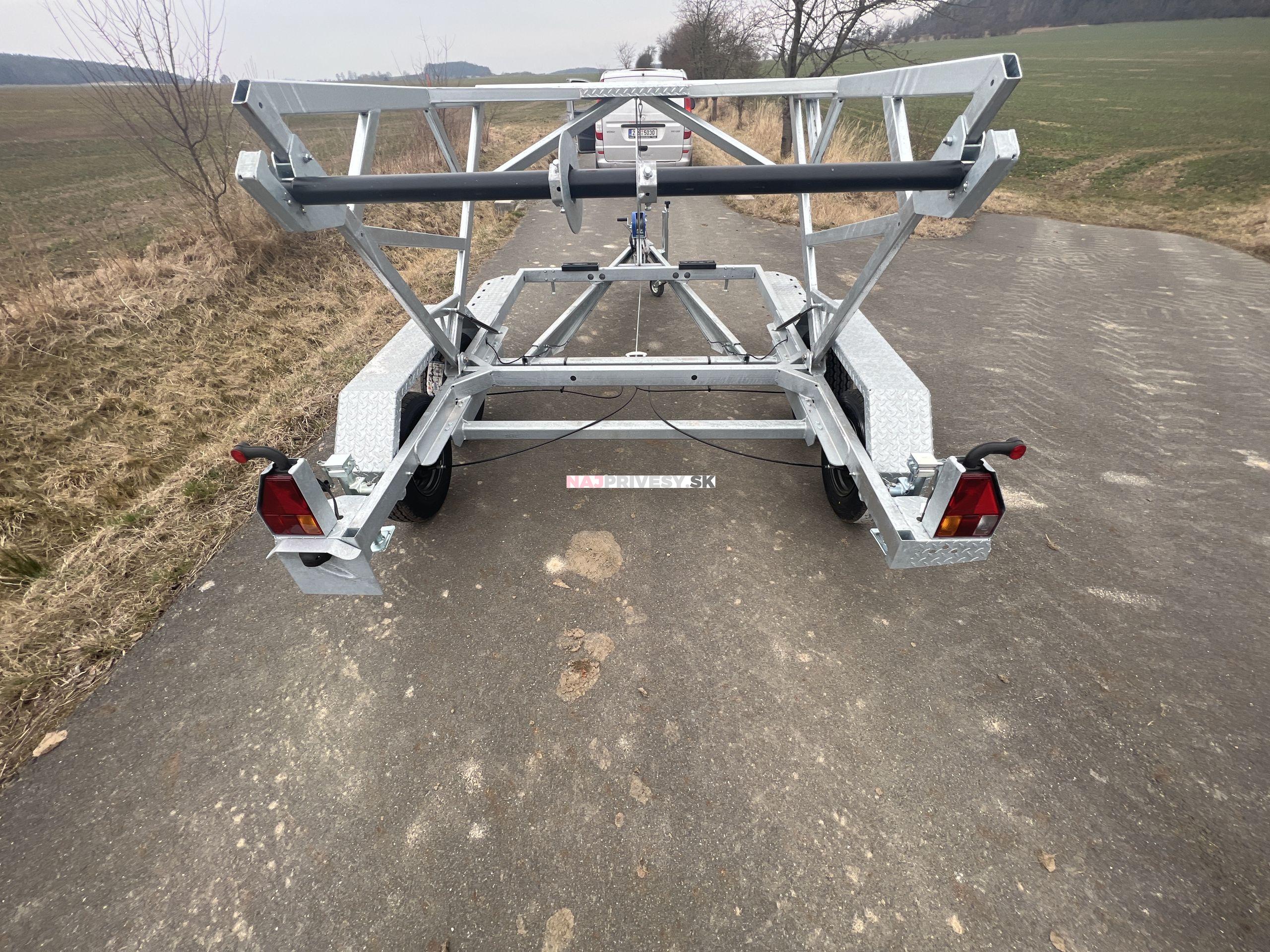 Prívesný vozík špeciálny na prevoz káblov WARK, 3500 kg