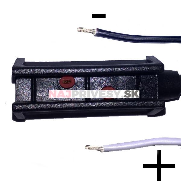 Kábel prepojovací 0,5m, zakončenie QS150