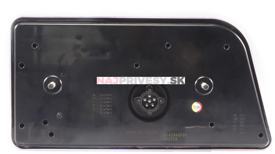 Svietidlo Agados sdružené 26094, 12-24V, L-BL/BR/KO/ML/CO, baj6, dynamický blinker