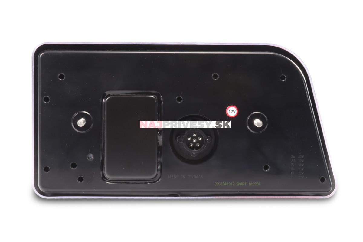 Svietidlo Agados združené 26094, 12V, L-BL/BR/KO/ML/CO, baj6, dyn. smerovka, int. kontrol box