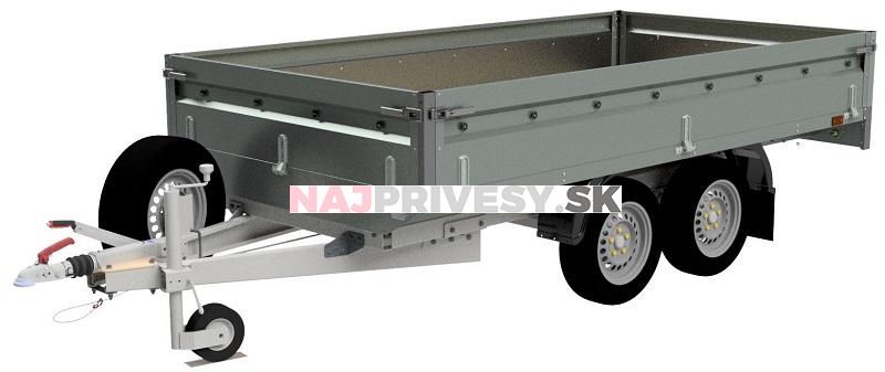 NEPTUN Nordica - 1350 kg (2x 750 kg) - 320x170x40 cm kola pod ložnou plochou