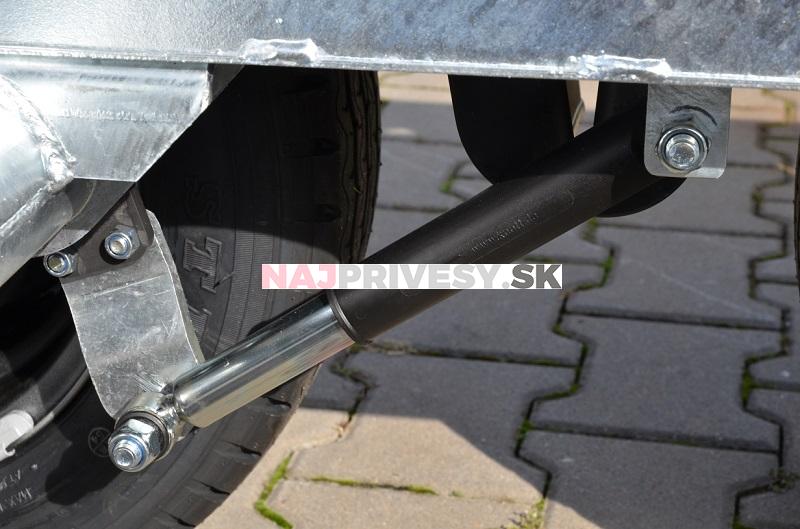 Tlmič k náprave KNOTT typ 990001 (do 1800 kg/1 náprava)