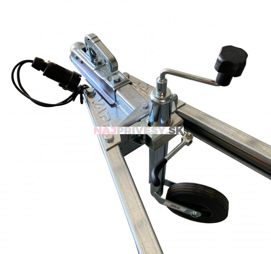 Konzola základne ťažnej spojky pre držiak kolieska (VAPP UNI/PROFI) - vrátane skrutiek