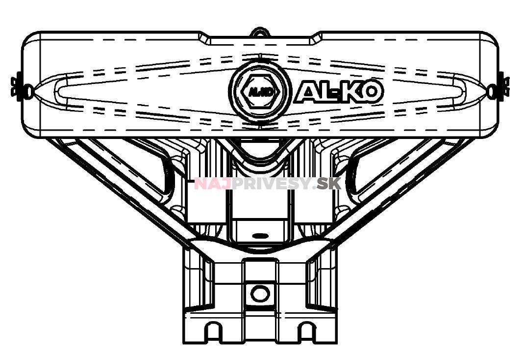 Podperná noha AL-KO Stabilform, odliahčena (1000kg)