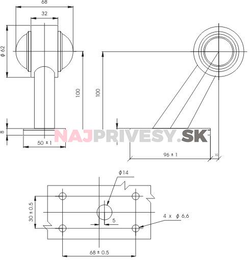 Svietidlo doplnkové obrysové GMAK G06/3 (130 mm)