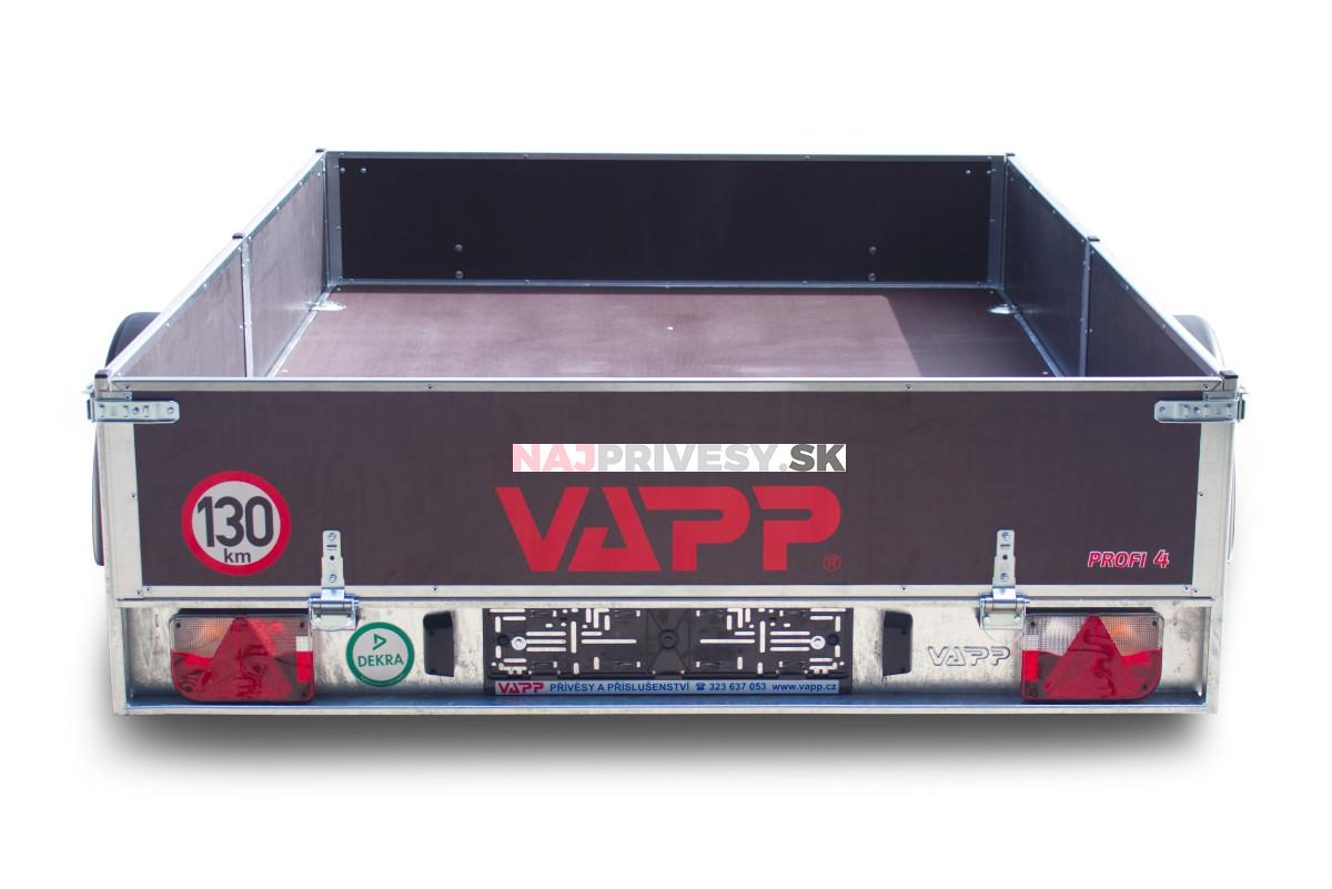 VAPP PROFI 4, náprava 1300 kg
