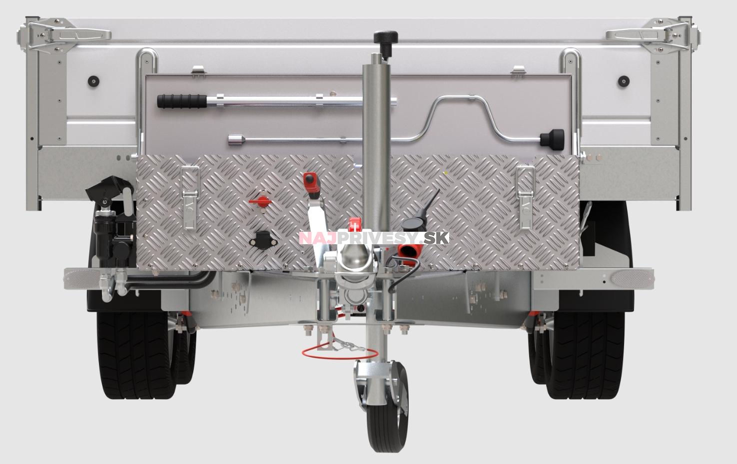 Kombinovaný hydraulický sklápač TEMARED TIPPER 3015/2 - 2700 kg