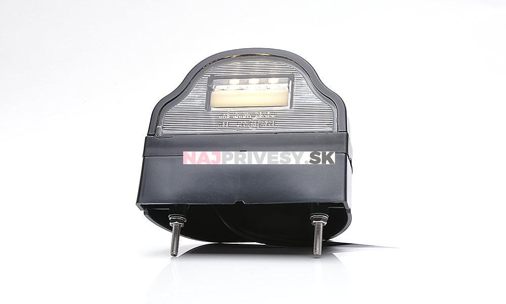 Osvetlenie ŠPZ (registračnej značky) LED WAS W88/730 (12-24V), zaoblené