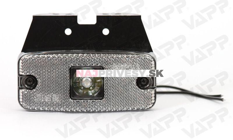 Svietidlo predné obrysové LED WAS w46/225Z, 12-24V na držiaku, s odrazkou