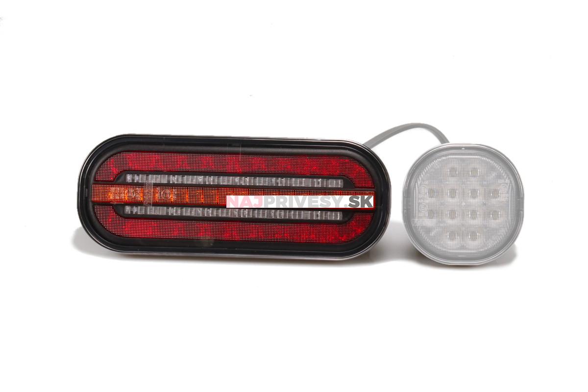 Svietidlo Fristom FT-320 združené LED 12-36V, L/P-BL/BR/KO, dynamický blinker, baj5, SS kon.