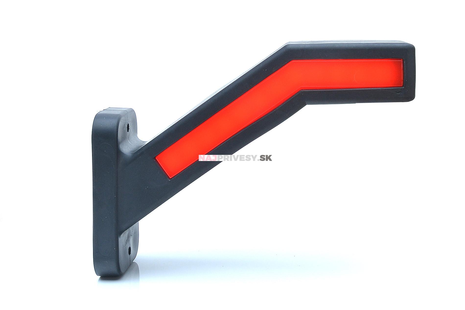 Svetlo doplnkové obrysové LED WAS W168.1, 12-24V, pravé, neón ef., dynamický blinkr