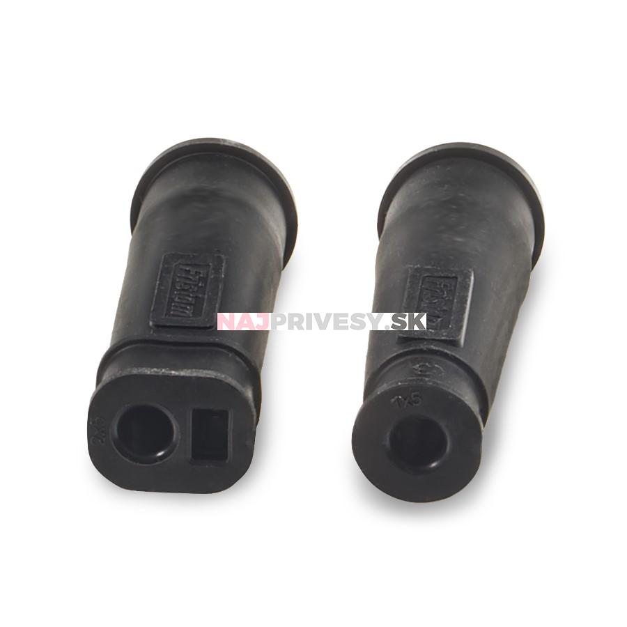 Zástrčka - bajonet Fristom IP67 5-pólový zelený, 1 alebo 2 vývody