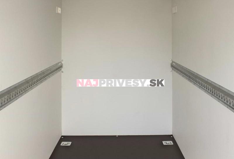 Skriňový príves Temared BOX 2512 - 750 kg
