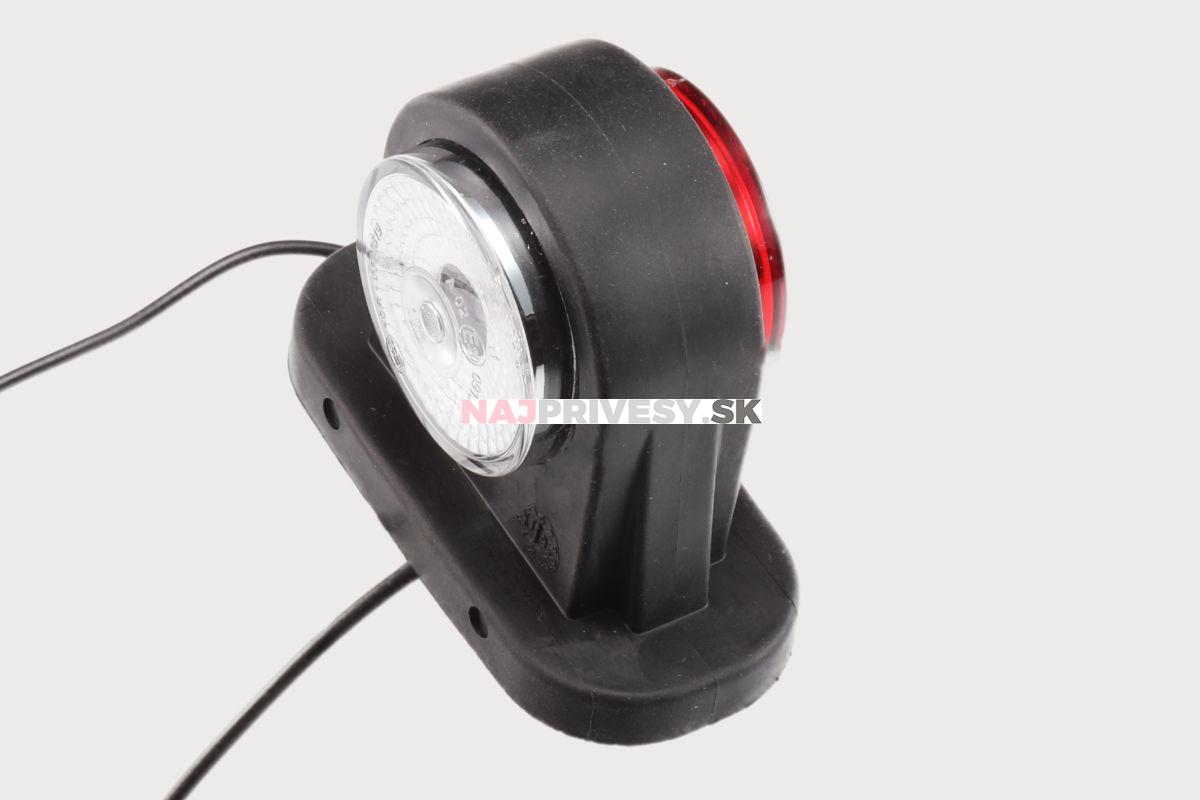 Svietidlo doplnkové obrysové LED WAS 296BC, 12-24V, P/L 78 mm