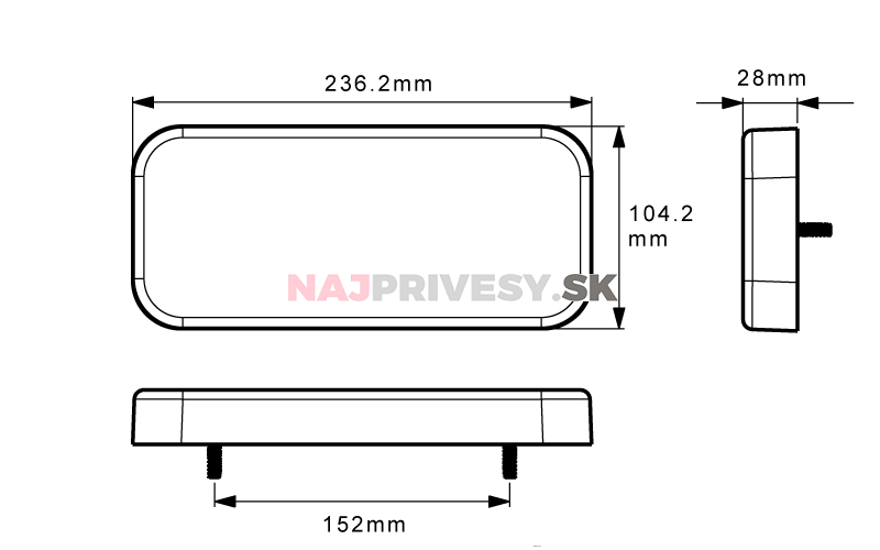 Svietidlo Lucidity 26089 GloTrac združené LED 12-24V, L/P-BL/BR/KO/CO/ML