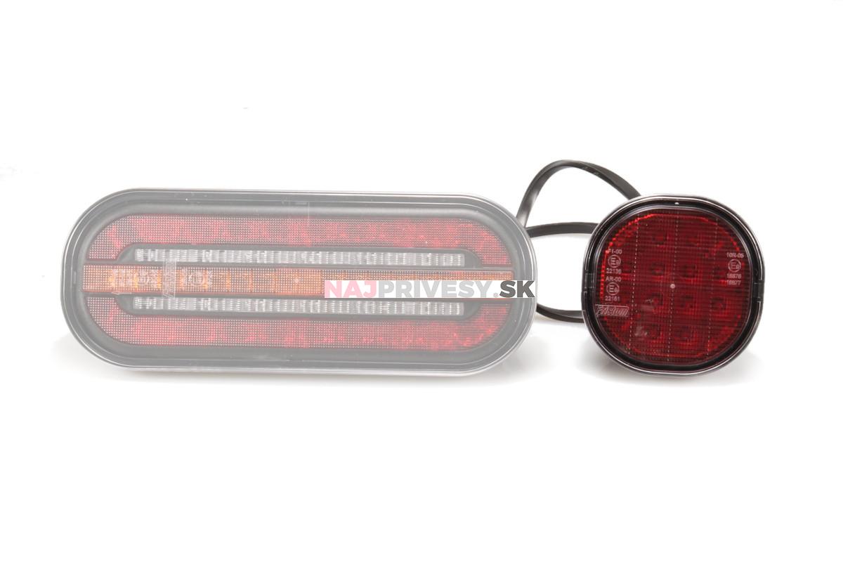 Svietidlo hmlové zadné LED Fristom FT-400, 12-36V, kábel 0,5m SS konektor
