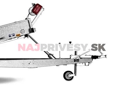 Brenderup UT4000STB2500 hydraulicky sklopný 2500 kg